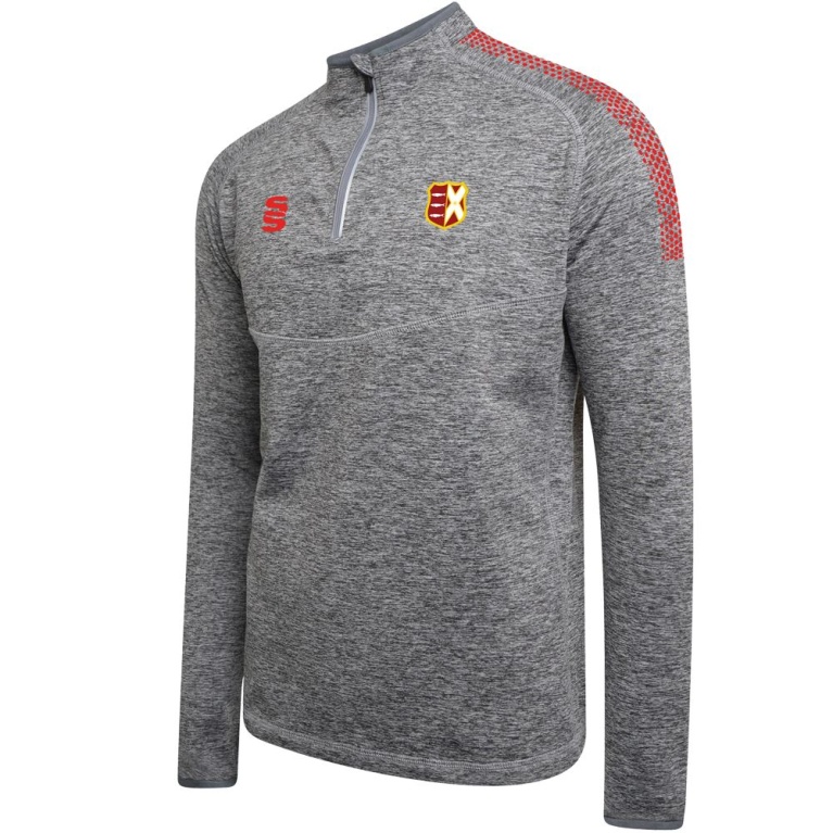Wargrave CC Women's 1/4 Zip Dual Performance Top :  Marl